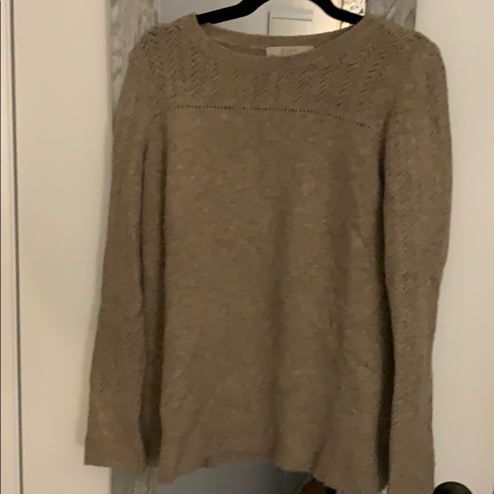 Beige Loft Sweater - Size S